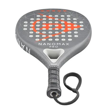 Ракетка для падела Dunlop Nanomax Pro, 10370739, для профессионалов, карбон,серо-оранжевый за 17&nbsp;248.20 ₽ купить в Иркутске