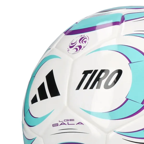Мяч футзал. ADIDAS Tiro League Sala JW1526, р.4, FIFA Basic, 32 пан, ТПУ, термосш., бело-бирюз-фиол за 4&nbsp;833.10 ₽ в Иркутске