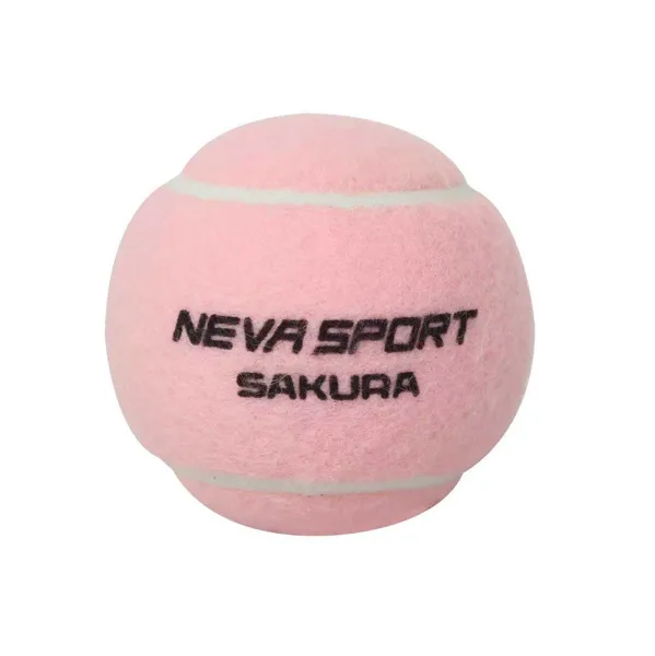 Мяч для падела NS Sakura, UAA2, уп.3 шт, сукно, нат.резина, розовый за 824.50 ₽ в Иркутске