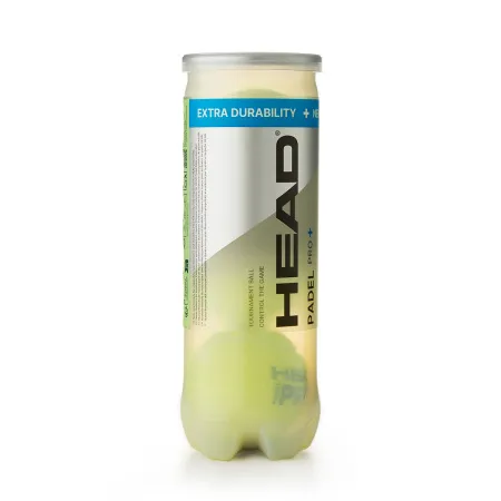 Мяч для падела HEAD Padel Pro+, 540203, уп.3 шт, FIP Approved, войлок,нат.резина,желтый за 933.30 ₽ купить в Иркутске