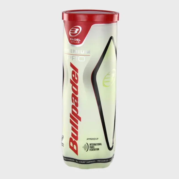 Мяч для падела BULLPADEL Premium PRO, 471959, уп.3 шт, FIP Approved, войлок, нат.резина,желтый за 1&nbsp;094.80 ₽ в Иркутске