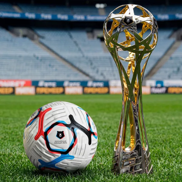 Мяч футб. KELME Russian Premier League, 7601QU5216-100, р.5, FIFA Pro, 10п, ПУ, термосш, бел-син-кр за 10&nbsp;672.60 ₽ в Иркутске