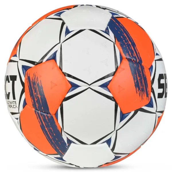Мяч ганд. SELECT Ultimate Replica v25, 3572858745, р.3(Senior), ПУ,руч.сш, бел-оранж-т.син за 5&nbsp;373.70 ₽ в Иркутске