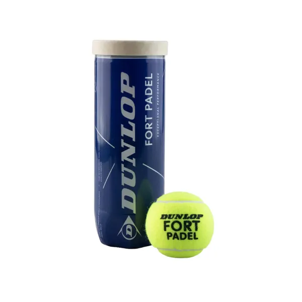 Мяч для падела Dunlop Fort Padel, 601555, уп.3 шт, FIP, сукно, нат.резина,желтый за 1&nbsp;135.60 ₽ в Иркутске