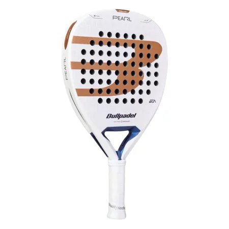 Ракетка для падела BULLPADEL Pearl 27, 497249, для проф-в, стекловолокно,карбон, бело-золотистый за 44&nbsp;319 ₽ купить в Иркутске