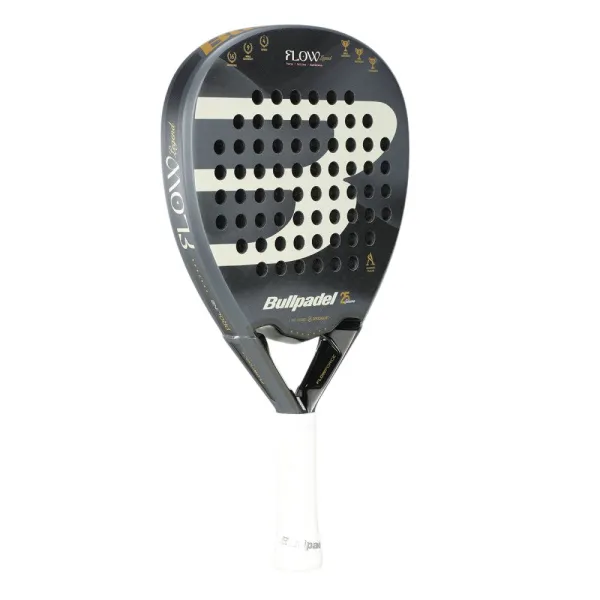 Ракетка для падела BULLPADEL Flow Legend, 494405, для профессионалов, стекловолокно,черно-белый за 31&nbsp;307.20 ₽ в Иркутске
