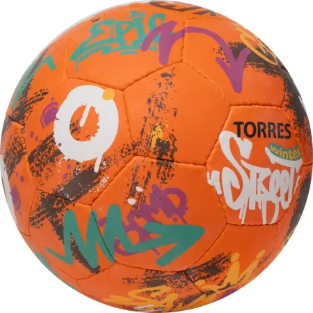 Мяч футб. TORRES Winter Street, F023285, р.5, 32 пан, рез, 4 подкл. слоя, руч. сшив,оранж-мультик. за 2&nbsp;713.20 ₽ купить в Иркутске