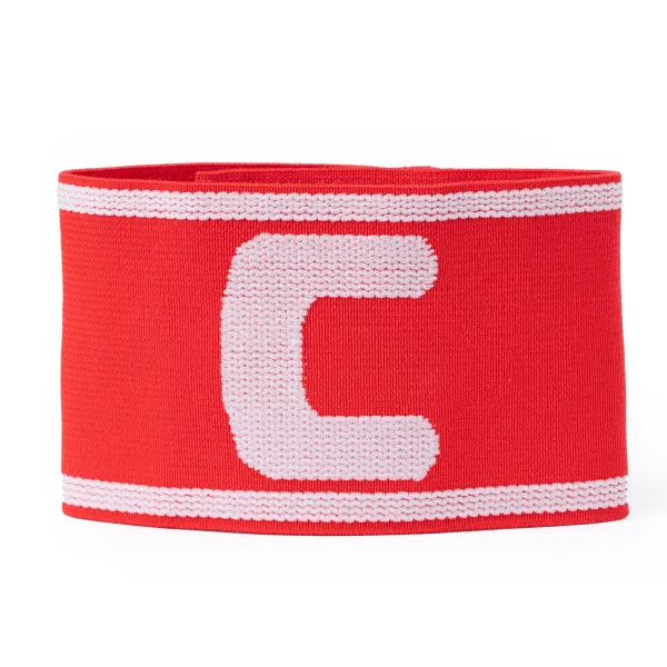 Капитанская повязка TORRES, SS11002-04, нейлон, безразмерная, красно-белый