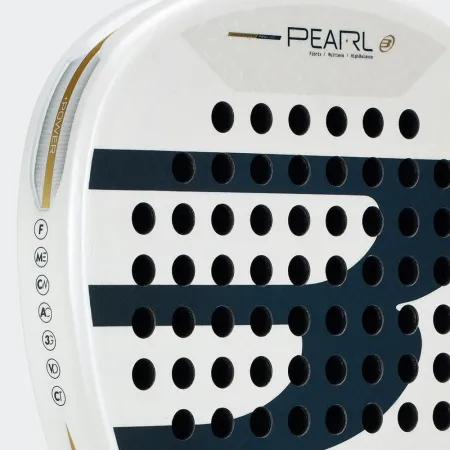 Ракетка для падела BULLPADEL Pearl 26, 493804, для профессионалов, карбон, бело-серый за 35&nbsp;929.50 ₽ купить в Иркутске