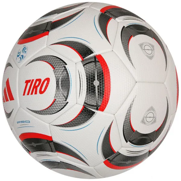 Мяч футб. ADIDAS Tiro Pro JW1533, р.5, FIFA Pro, 32 пан., ПУ, термосшивка, бело-серо-красный за 14&nbsp;133.80 ₽ в Иркутске