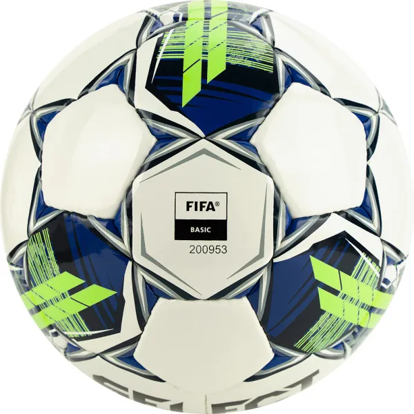 Мяч футзал. SELECT Futsal Master Shiny V22, 1043460004, р.4, Basic,32п, гл.ПУ, руч.сш,бел-син-зел за 7&nbsp;539.50 ₽ в Иркутске