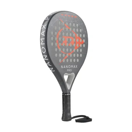 Ракетка для падела Dunlop Nanomax Pro, 10370739, для профессионалов, карбон,серо-оранжевый за 17&nbsp;248.20 ₽ купить в Иркутске