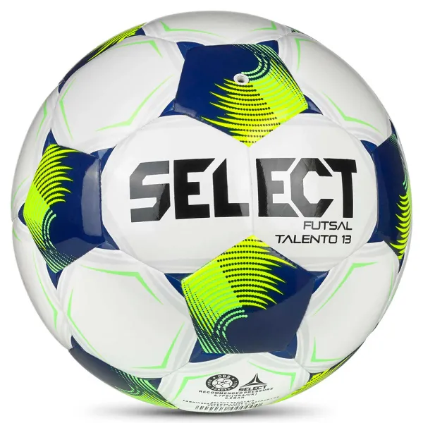 Мяч футзал. SELECT Futsal Talento 13 V26, 1062471015, р.3, 32п, ТПУ, гибр.сш, бело-сине-желтый за 4&nbsp;355.40 ₽ в Иркутске