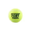 Мяч для падела Dunlop Fort Padel, 601555, уп.3 шт, FIP, сукно, нат.резина,желтый за 1&nbsp;135.60 ₽ купить в Иркутске