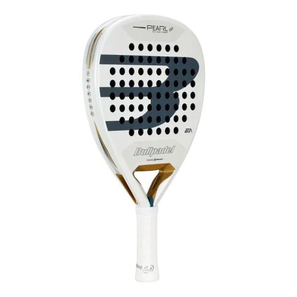 Ракетка для падела BULLPADEL Pearl 26, 493804, для профессионалов, карбон, бело-серый за 35&nbsp;929.50 ₽ в Иркутске