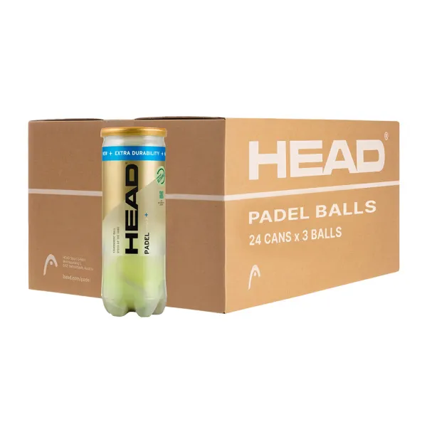 Мяч для падела HEAD Padel Pro S+, 540303, уп.3 шт, FIP Approved, войлок,нат.резина,желтый за 933.30 ₽ в Иркутске