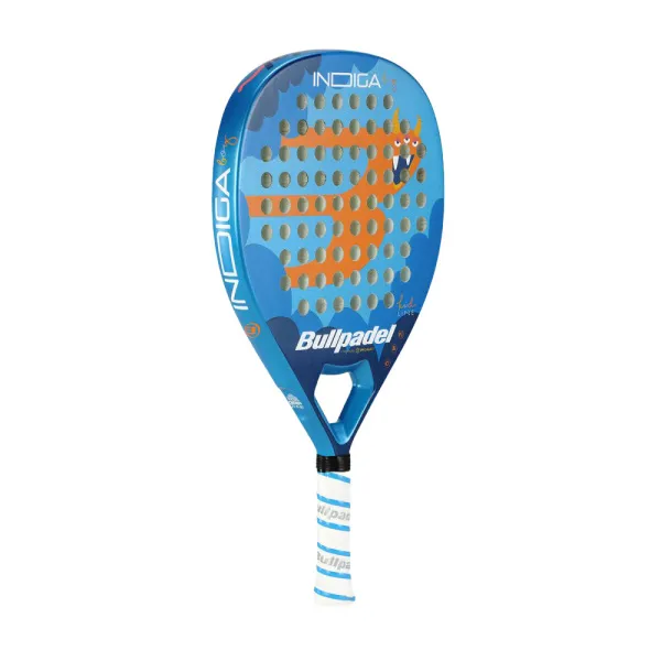 Ракетка для падела BULLPADEL Indiga Jr Boy 26, 494422, для начинающих, стекловолокно,сине-оранжевый за 10&nbsp;480.50 ₽ в Иркутске