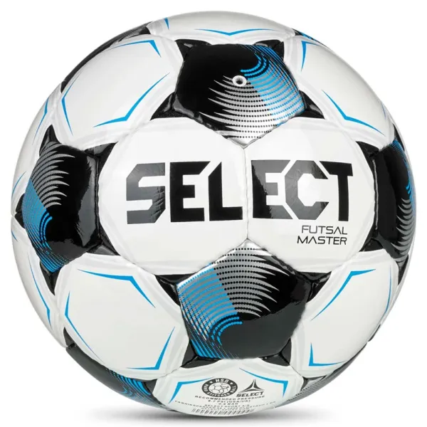 Мяч футзал. SELECT Futsal Master V26, 1043471003, р.4, Basic,32п, гл.ПУ, руч.сш,бело-сине-черный за 7&nbsp;031.20 ₽ в Иркутске