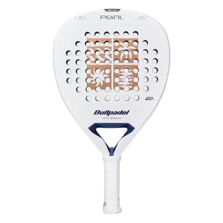 Ракетка для падела BULLPADEL Pearl 27, 497249, для проф-в, стекловолокно,карбон, бело-золотистый за 44&nbsp;319 ₽ купить в Иркутске