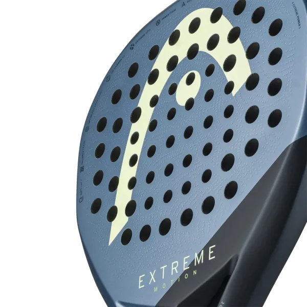 Ракетка для падела HEAD Extreme Motion, 223135, для профессионалов, углеродное волокно, темно-синий за 26&nbsp;894 ₽ в Иркутске