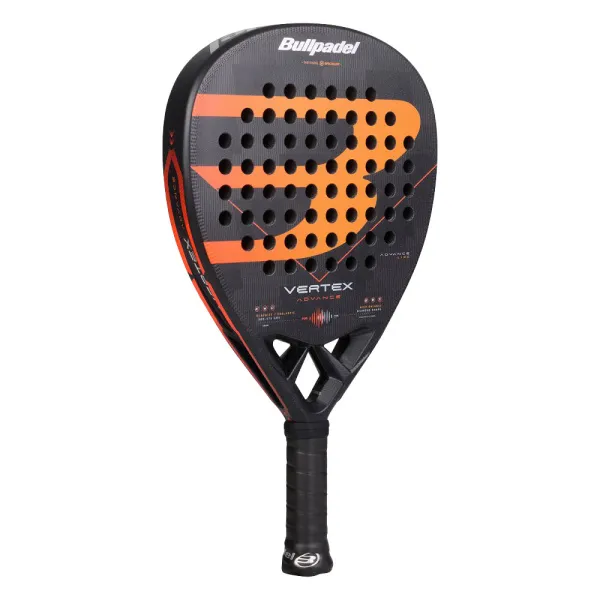 Ракетка для падела BULLPADEL Vertex Advance, 494414, для проф. и любителей, карбон, черно-оранжевый за 21&nbsp;559.40 ₽ в Иркутске