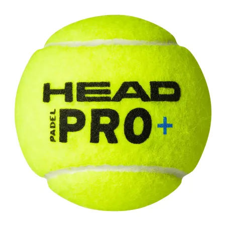 Мяч для падела HEAD Padel Pro+, 540203, уп.3 шт, FIP Approved, войлок,нат.резина,желтый за 933.30 ₽ купить в Иркутске